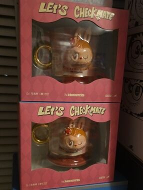 Pop Mart Labubu The Monsters Lets Checkmate Coffee Mugs